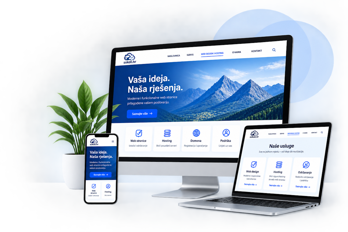 Web design i hosting - responzivne web stranice